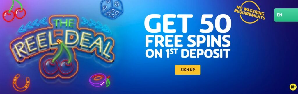 Free Spins fo 1$ deposit