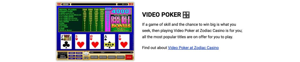 Video Poker