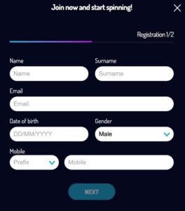 Registration Process at Lucky8 Casino