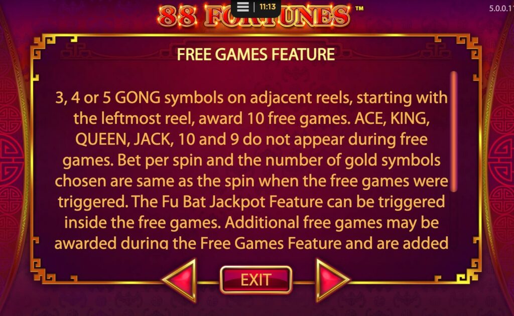 Free Spins Features