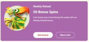 Weekly Reload Bonus